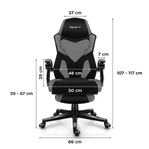Fotel gamingowy Combat 3.1 Grey