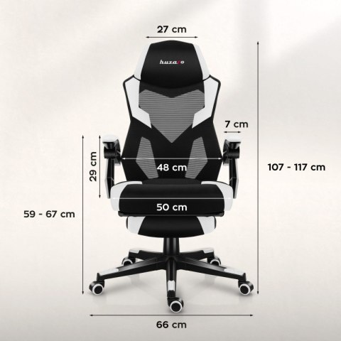 Fotel gamingowy Combat 3.1 White