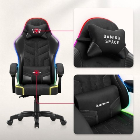 Fotel gamingowy welurowy Force 2.7 RGB Black