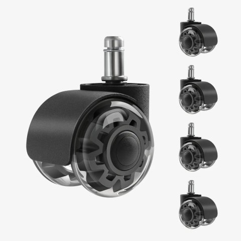 Kółka do fotela Wheels 3.0 Black
