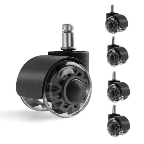 Kółka do fotela Wheels 3.0 Black