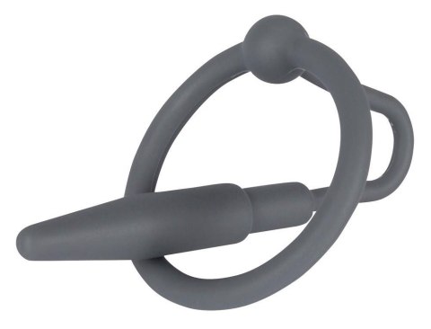 Silikonowy penis plug z pierścieniem na żołądź Penisplug 6,3 cm