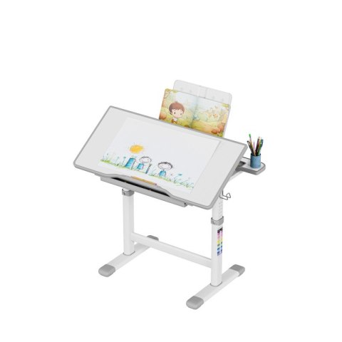 Biurko dziecięce regulowane Study 3.0 Grey 66 cm