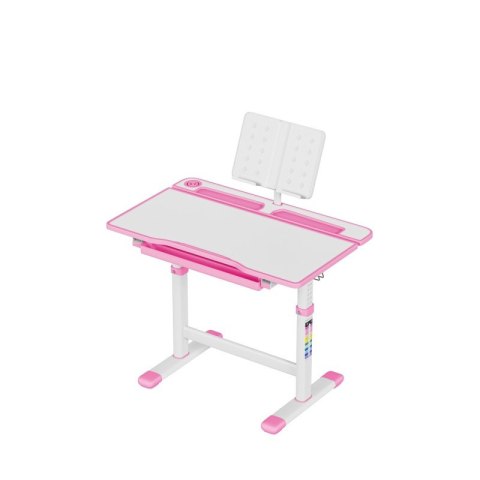 Biurko dziecięce regulowane Study 3.0 Pink 66 cm