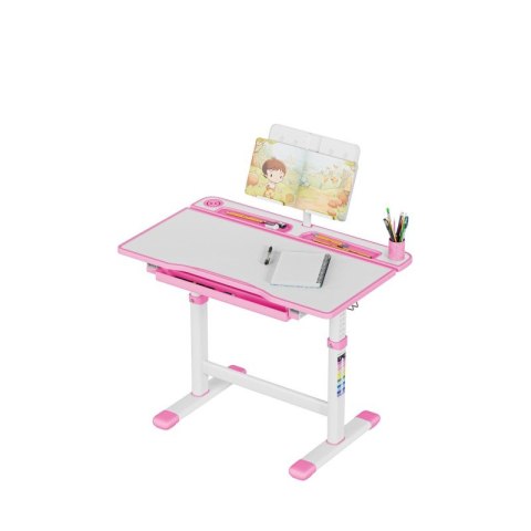 Biurko dziecięce regulowane Study 3.0 Pink 66 cm