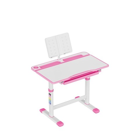 Biurko dziecięce regulowane Study 3.0 Pink 66 cm