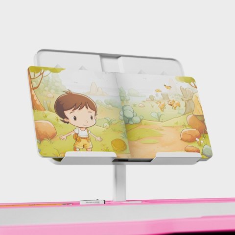 Biurko dziecięce regulowane Study 3.0 Pink 66 cm
