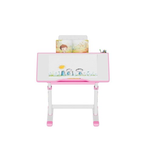 Biurko dziecięce regulowane Study 3.0 Pink 66 cm