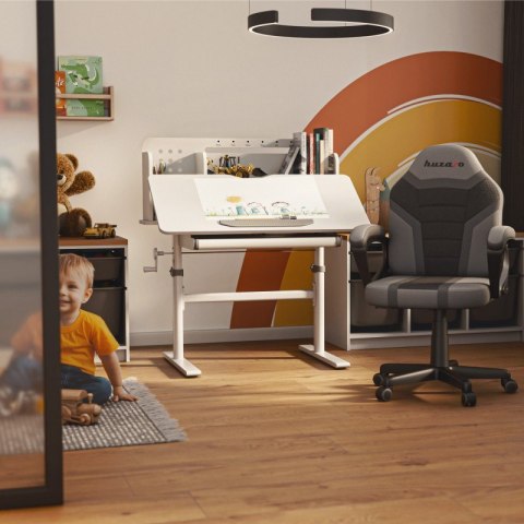 Biurko dziecięce regulowane Study 5.0 Grey 90 cm
