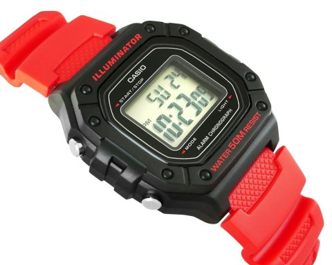 CASIO Zegarek Męski CASIO W-218H-4B + BOX