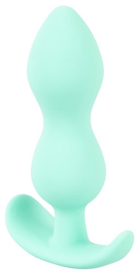 Korek analny mini silikonowy Cuties zielony 8 cm