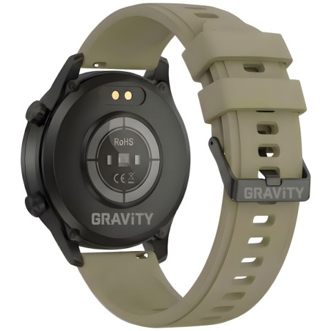 Gravity Smartwatch Gravity Czarny 2 Paski GT10-2