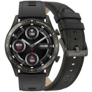 Gravity Smartwatch Gravity Czarny 2 Paski GT10-3