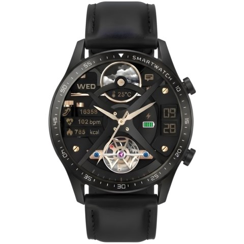 Gravity Smartwatch Gravity Czarny 2 Paski GT10-3