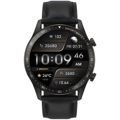 Gravity Smartwatch Gravity Czarny 2 Paski GT10-3