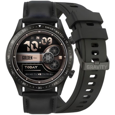 Gravity Smartwatch Gravity Czarny 2 Paski GT10-3