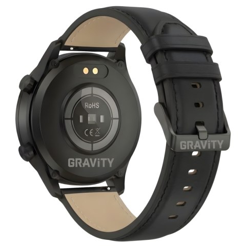 Gravity Smartwatch Gravity Czarny 2 Paski GT10-3