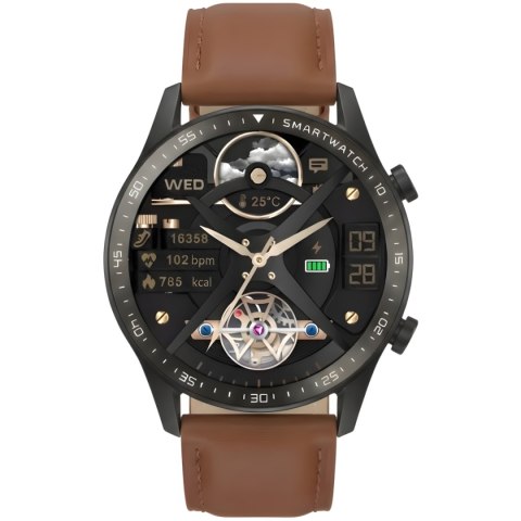 Gravity Smartwatch Gravity Czarny 2 Paski GT10-4