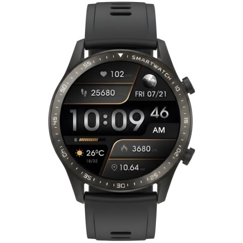 Gravity Smartwatch Gravity Czarny 2 Paski GT10-4
