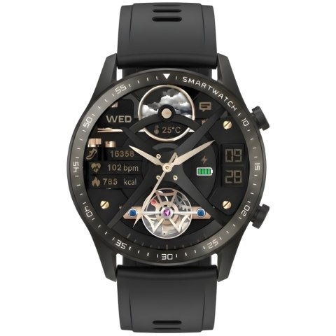 Gravity Smartwatch Gravity Czarny 2 Paski GT10-4