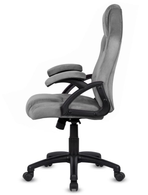 Lugano Fotel obrotowy do biurka CARRERA M ALCANTARA GREY NEW