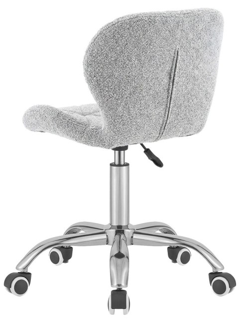 Lugano Krzesło obrotowe VASTO OFFICE BOUCLE GREY SILVER