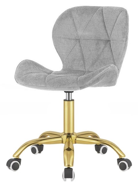 Lugano Krzesło obrotowe VASTO OFFICE FABRIC GREY GOLD