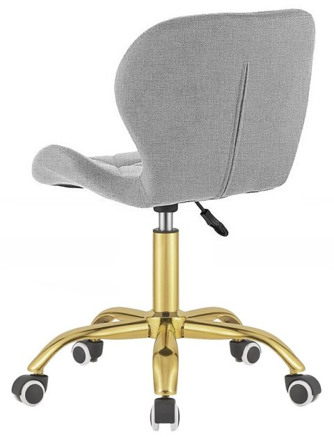 Lugano Krzesło obrotowe VASTO OFFICE FABRIC GREY GOLD