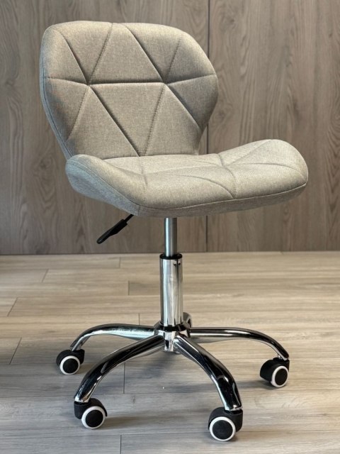 Lugano Krzesło obrotowe VASTO OFFICE FABRIC GREY GOLD